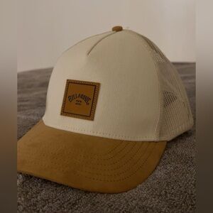 Billabong Beige and Brown Mesh Cap